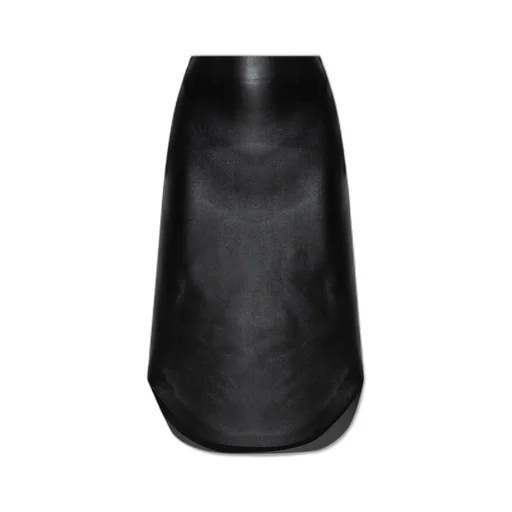 Curved Hem Midi Skirt
