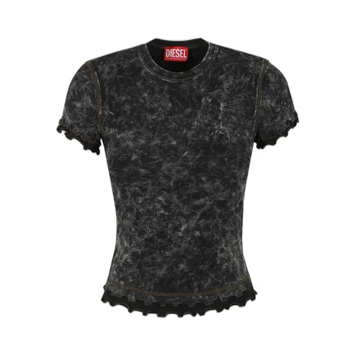 T-Flu Ruffled Trim T-Shirt