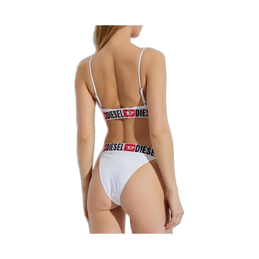 Logo Printed Swimsuit Top