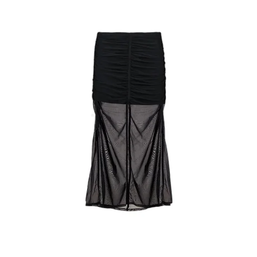O-Ira Gathered Midi Skirt