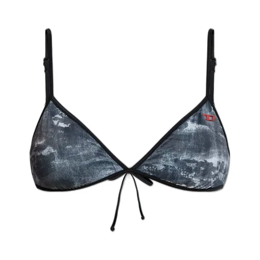 Cloudy-D-Pop Logo Plaque Bikini Top