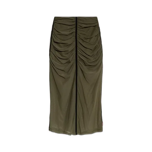 O-Ira Gathered Midi Skirt