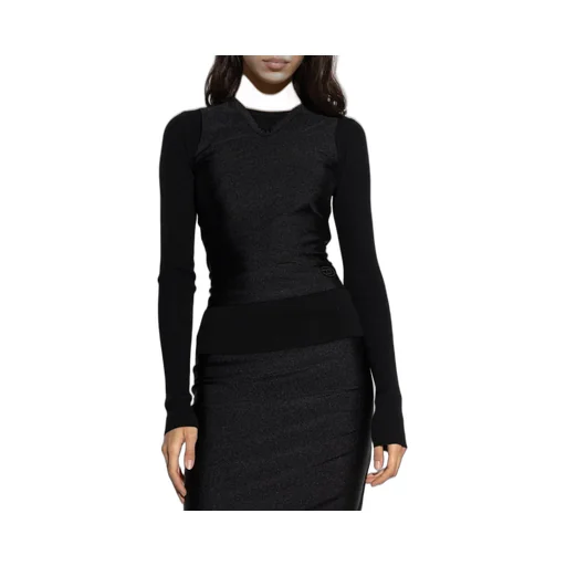 M-Rosel Knitted V-Neck Top
