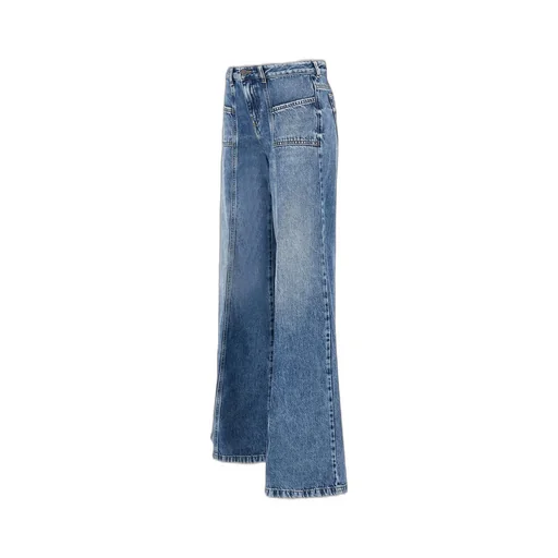 D-Akii Flared Panelled Jeans