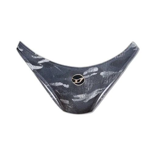 Cut-Out Logo Swimsuit Bottoms