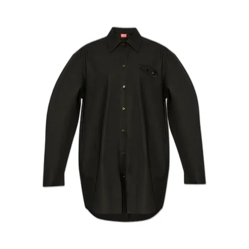 D-Dalis Logo Embroidered Shirt Dress