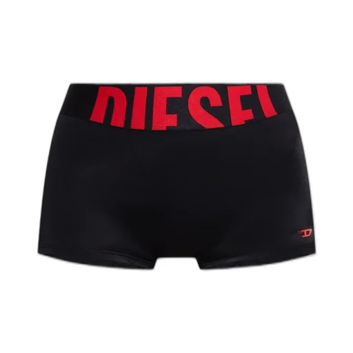 Cut-Out Logo Swim Shorts