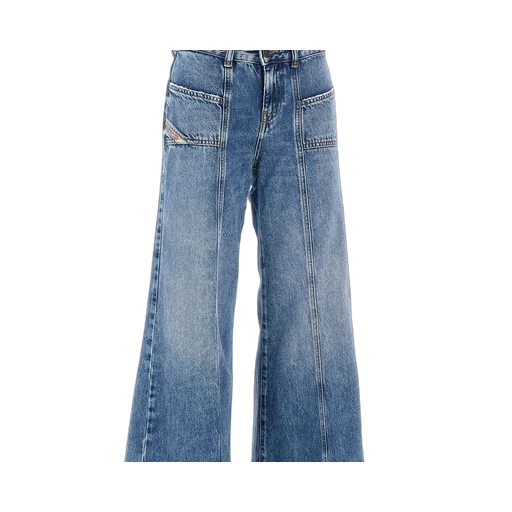 D-Akii Flared Panelled Jeans