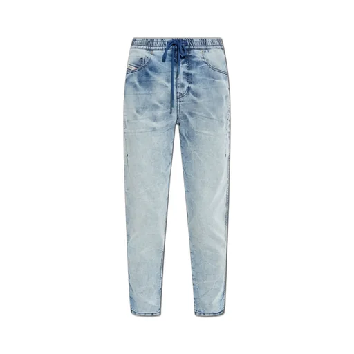 2041 D-Fayza Boyfriend Cut Drawstring Jeans