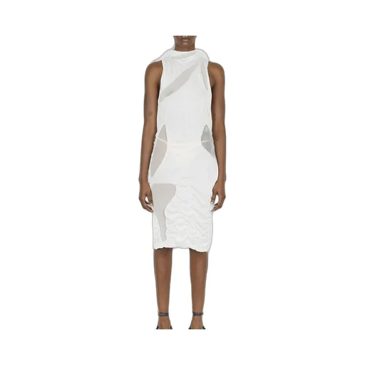 Wetlook Knit Mini Dress
