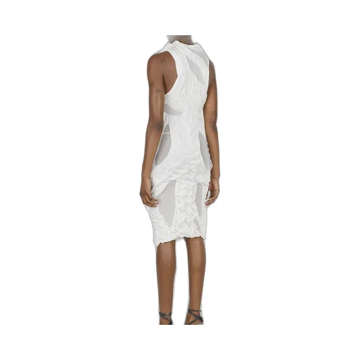 Wetlook Knit Mini Dress