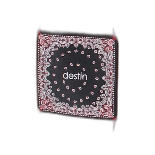 Logo Patch Fringed Scarf