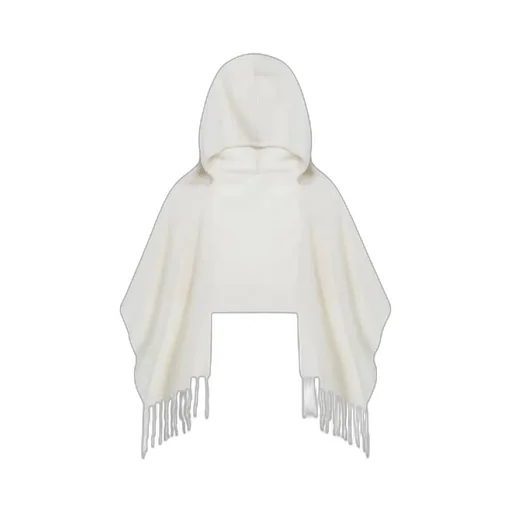 Hooded Fringe Scarf