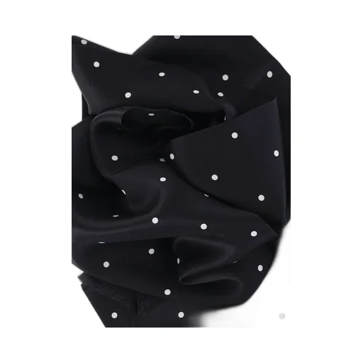 Dot Printed Frayed Scarf
