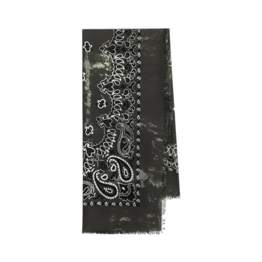 Paisley Fringed Scarf