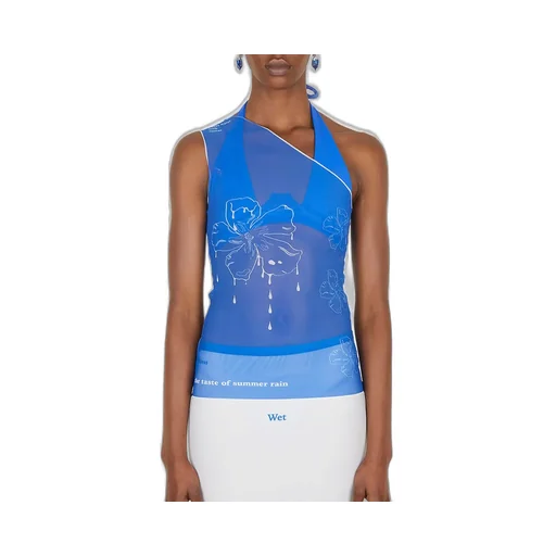 Sweet Nectar One Shoulder Meshed Top