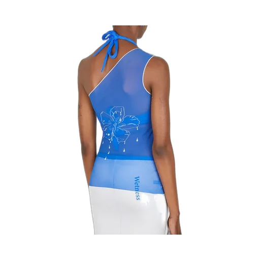 Sweet Nectar One Shoulder Meshed Top