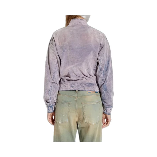 F-Slitly Zip-Up High Neck Sweatshirt