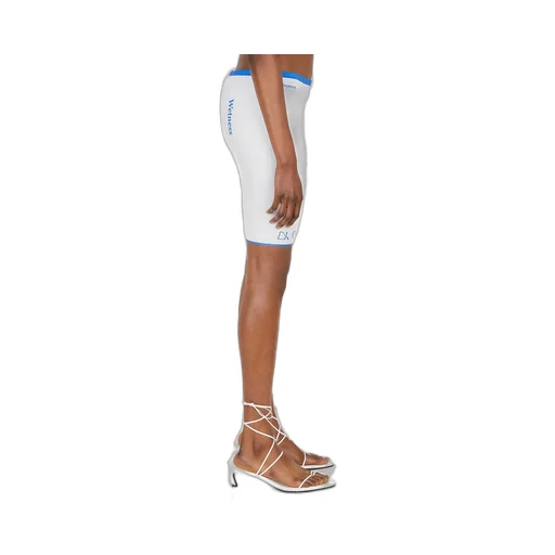 Wet Script Elasticated Waistband Mini Skirt
