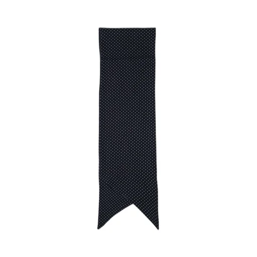 Logo Patch Dot Printed Scarf