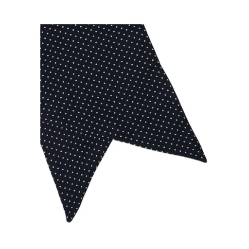 Logo Patch Dot Printed Scarf