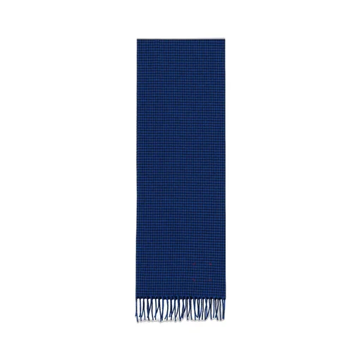 Logo Patch Fringed Scarf