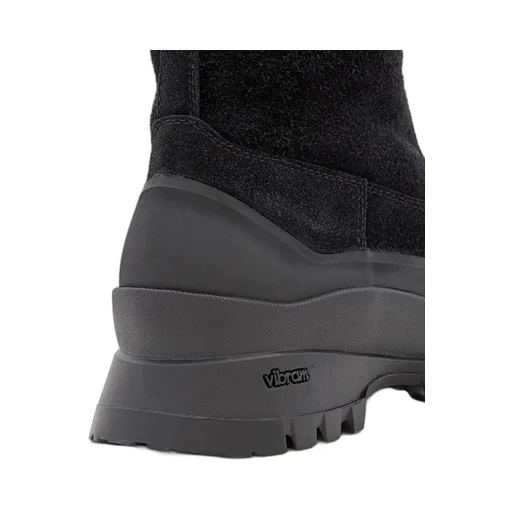 Logo Embossed Ankle Boots
