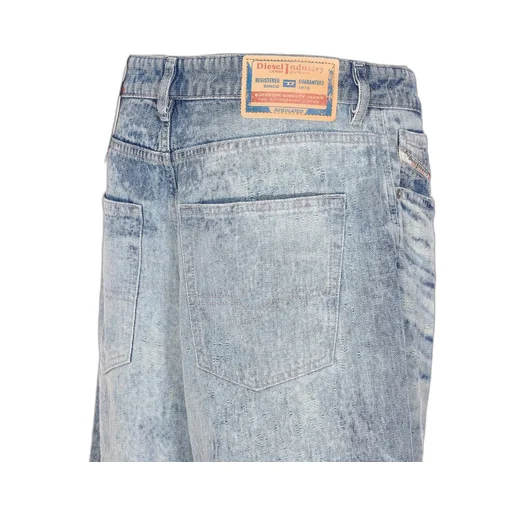 Logo Patch Wide Leg Jeans