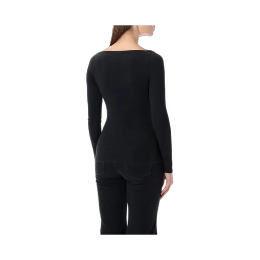 Oval-D Long Sleeved Ribbed Top