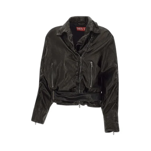 Zip-Up Belted Jacket