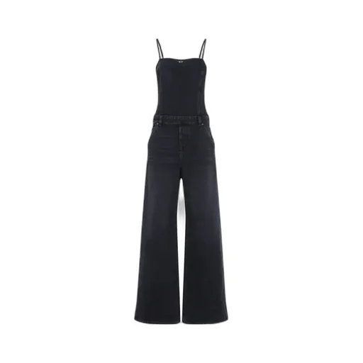 De-Vors Wide-Leg Denim Jumpsuit