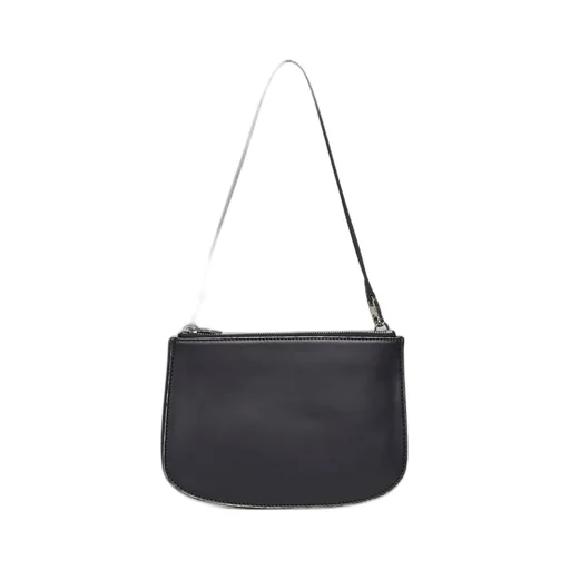 Logo Detailed Zipped Shoulder Bag