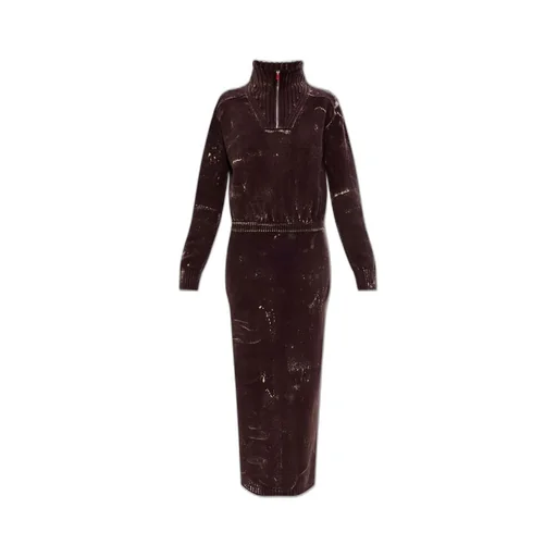 M-Marcelle Distressed Midi Dress