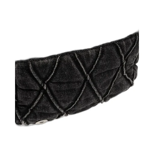 Charm D Denim Shoulder Bag
