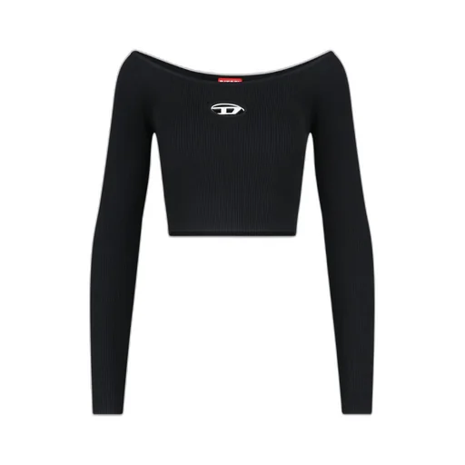 M-Vera-Ls Ribbed Knit Off-The-Shoulder Top