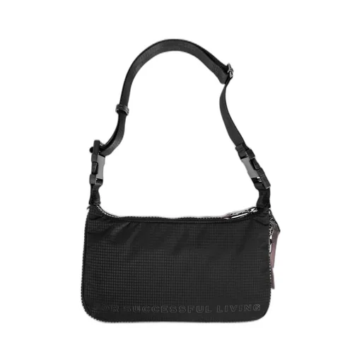 Zip-D-Zip-D Logo Printed Shoulder Bag