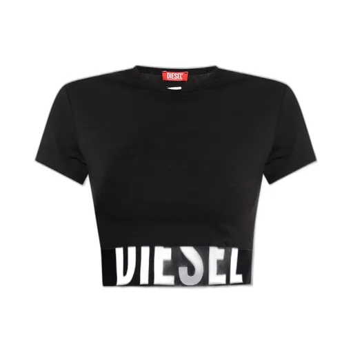 Logo Waistband Sporty Cropped Top