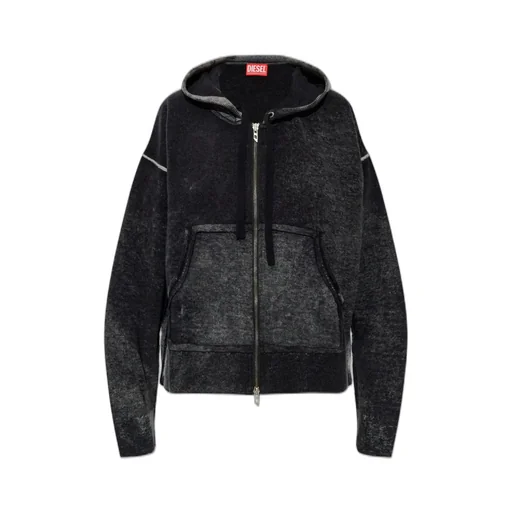 M-Hermine Zip-Up Knitted Hoodie