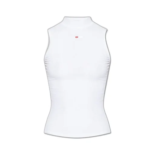 Mock Neck Ribbed Tank Top