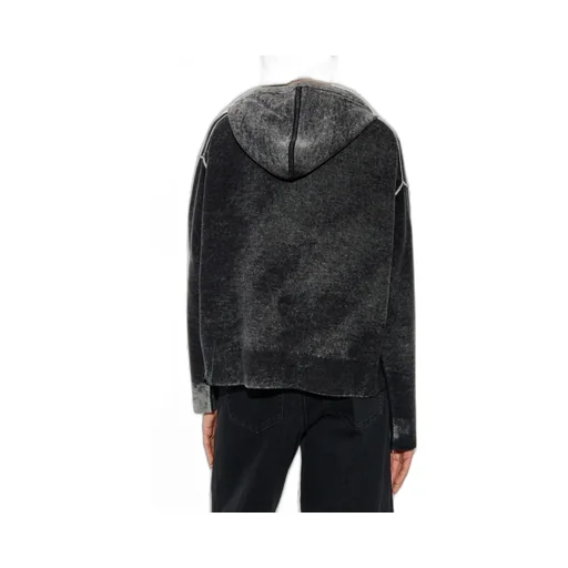 M-Hermine Zip-Up Knitted Hoodie
