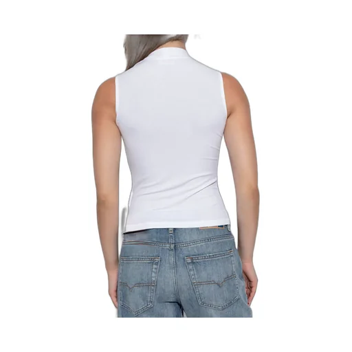 Mock Neck Ribbed Tank Top