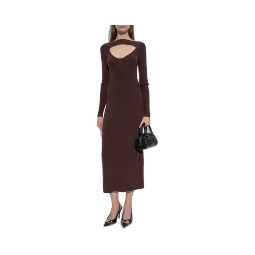 M-Oloni Cut-Out Detailed Knitted Dress