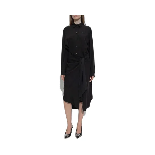 D-Iletta Long Sleeve Buttoned Dress