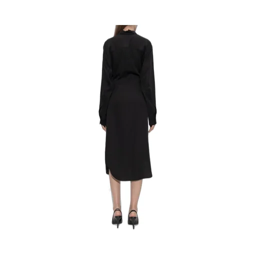 D-Iletta Long Sleeve Buttoned Dress