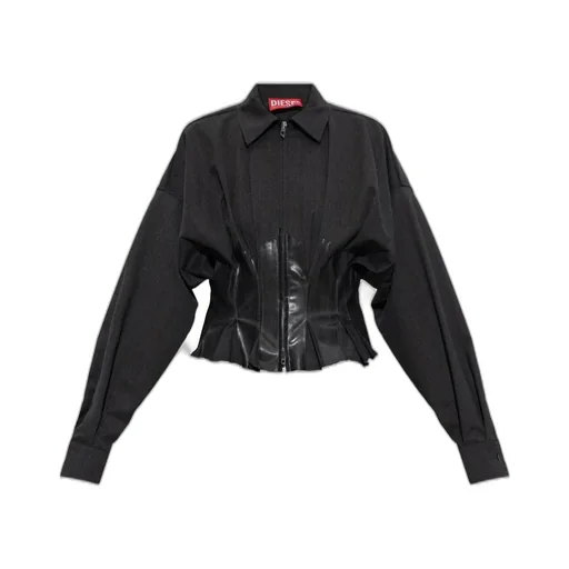 Zip-Up Panelled Jacket