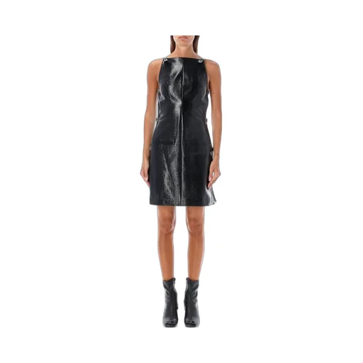 Buckle Detailed Sleeveless Dress