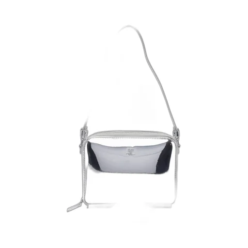 Cloud Chained Logo Plaque Shoulder Bag