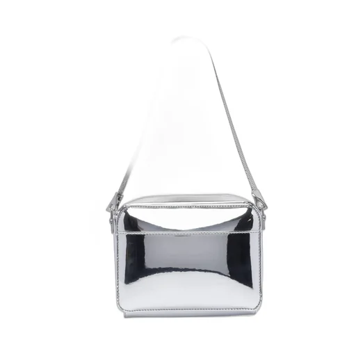 Cloud Chained Logo Plaque Shoulder Bag