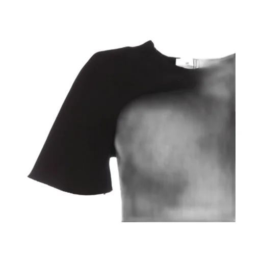 Asymmetric Ribbed-Knit One-Sleeved Top
