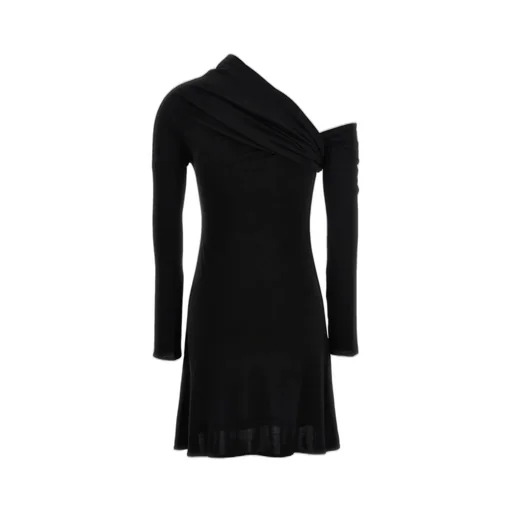 Twist Crepe Mini Dress